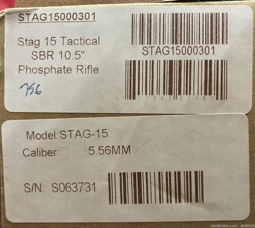 NFA SBR Stag Arms STAG-15 10.5" 30rd 5.56 AR-15 Short Barreled Rifle-img-22