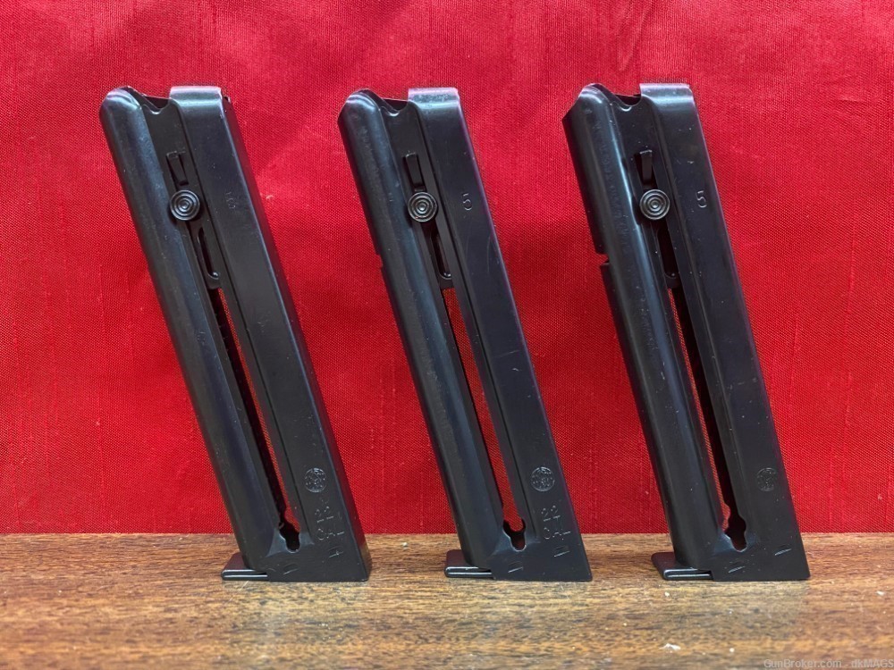3 Smith & Wesson mags 422 and 41 .22lr 10 Round Magazines-img-2