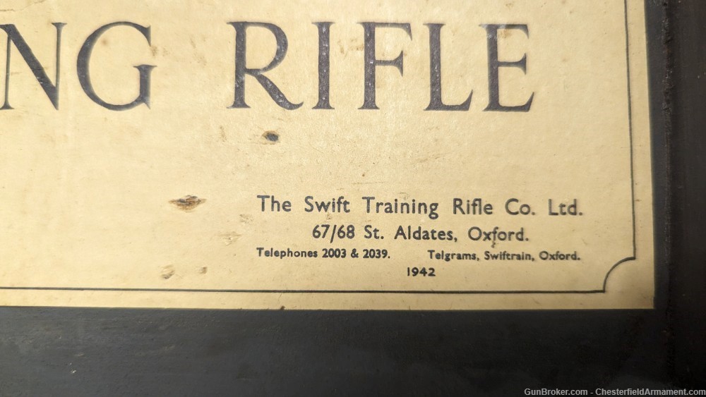 UK/Enfield Swift Training Rifle w/Transit chest-img-1