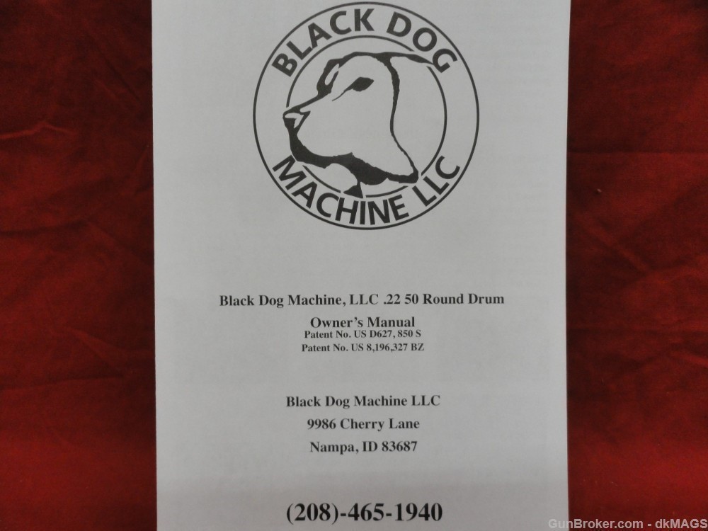Black Dog AR15-22 AR15 Model 1 Sales 50rd .22lr Drum Magazine-img-7