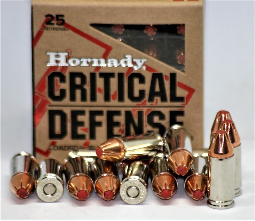 Critical Defense 9 mm HORNADY 115 Grain 9MM FTX Personal Defense Carry 25RD-img-0