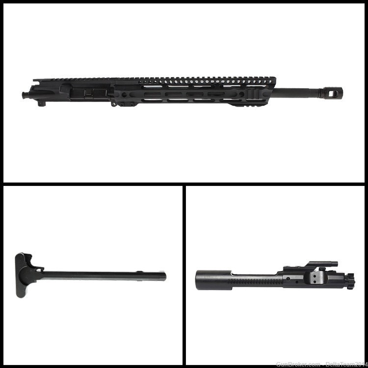 AR15 16" 5.56 NATO Rifle Complete Upper - BCG and Charging Handle Included-img-0