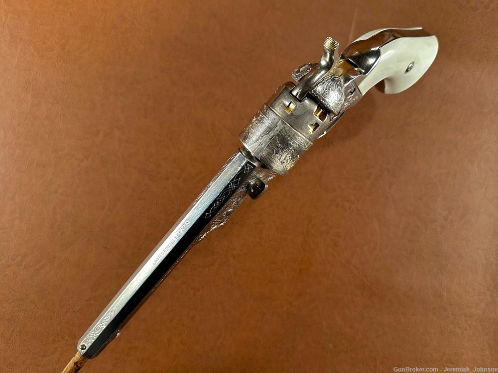 Pietta Traditions 1851 Colt Navy Lone Star Commemorative Engraved Revolver-img-6