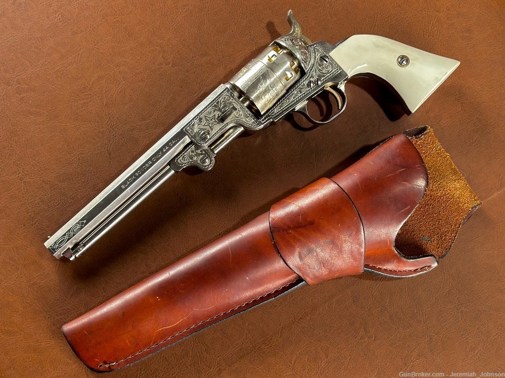Pietta Traditions 1851 Colt Navy Lone Star Commemorative Engraved Revolver-img-0