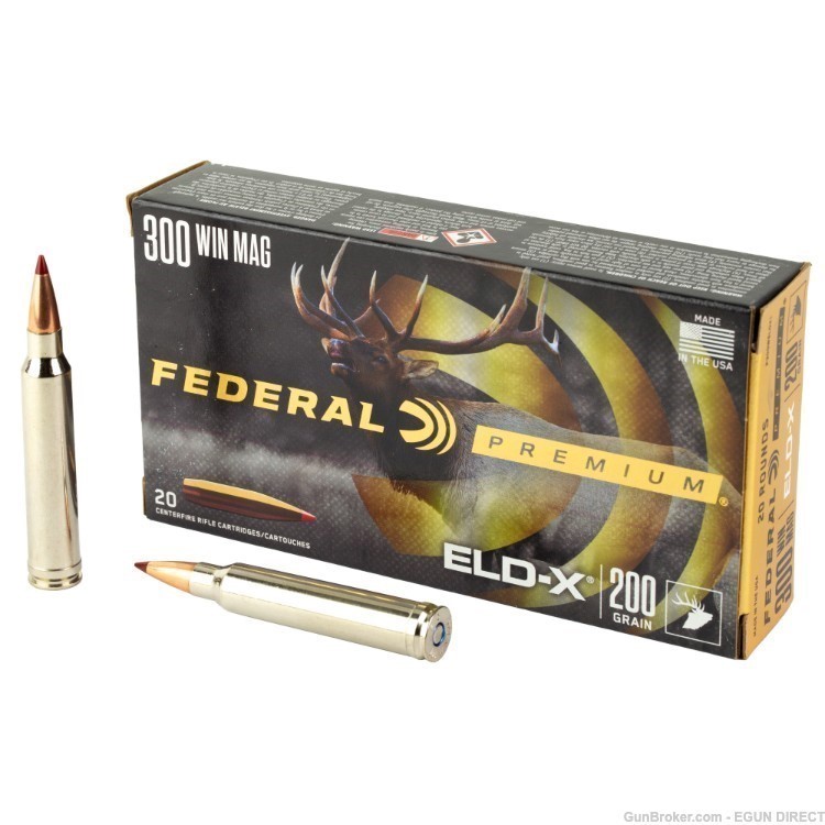 Federal 300 Winchester Magnum Rifle Ammo 200Gr 20Rnds-img-0