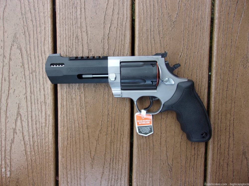 Taurus Raging Hunter 2 Tone .460 S&W Mag 5-1/8" Revolver NEW $1START-img-3