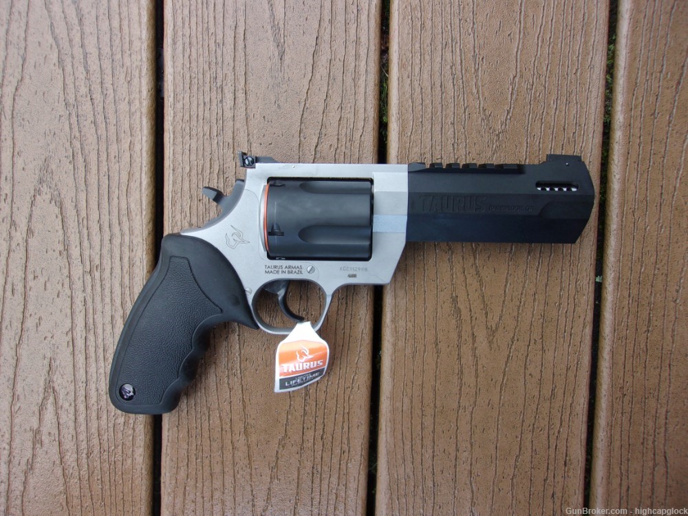 Taurus Raging Hunter 2 Tone .460 S&W Mag 5-1/8" Revolver NEW $1START-img-2