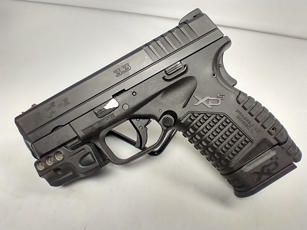 Springfield Armory XDS-9 3.3" Black 9mm w/Laser & Original Case USED-img-5