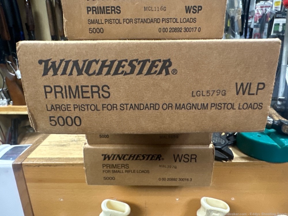 5000 Winchester WLP Large Pistol Primers-img-0