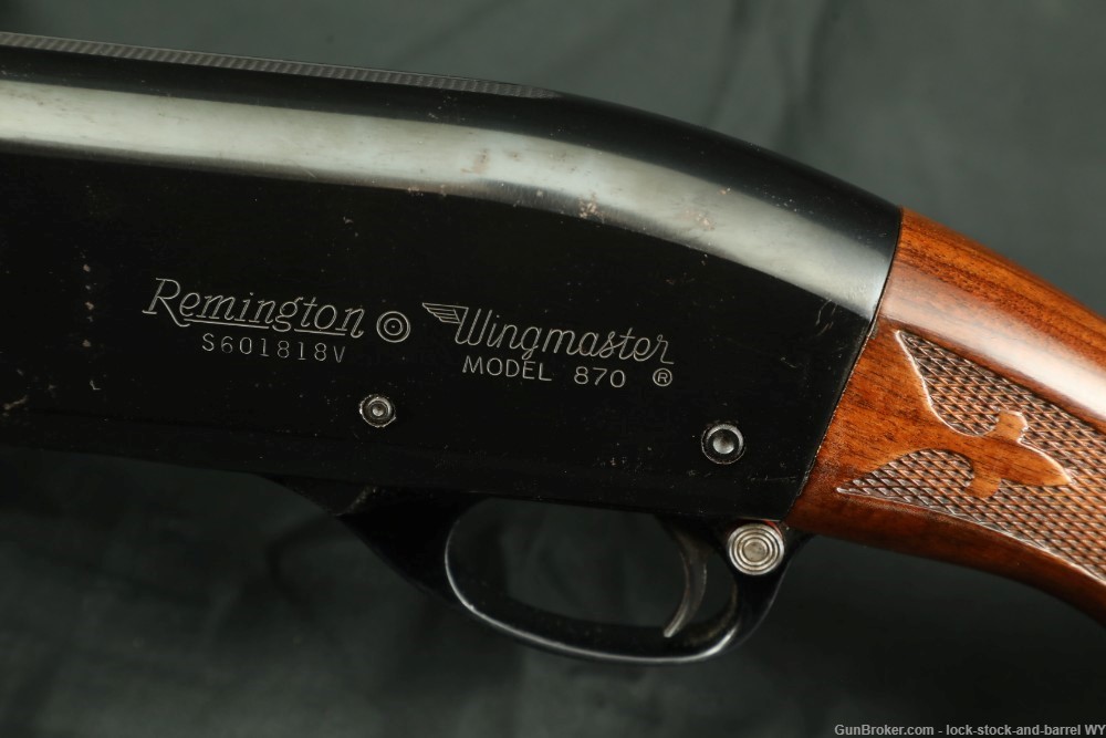 Remington 870 Wingmaster 12GA 30” FULL Pump Action Shotgun 1972 C&R-img-29