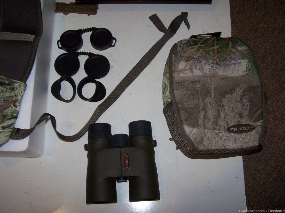 10X42 Tru Glo Binoculars W/Case  (New)-img-1