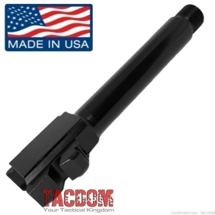 USA Threaded Barrel for GLOCK 17 GEN 1 2 3 4  BLACK NITRIDE 9mm 1/2x28 TPI-img-5
