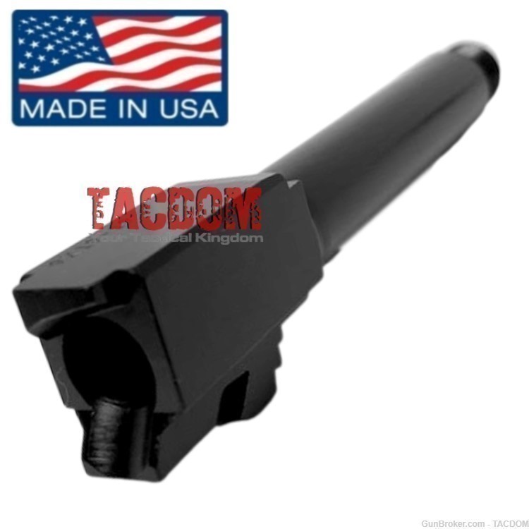 USA Threaded Barrel for GLOCK 17 GEN 1 2 3 4  BLACK NITRIDE 9mm 1/2x28 TPI-img-3