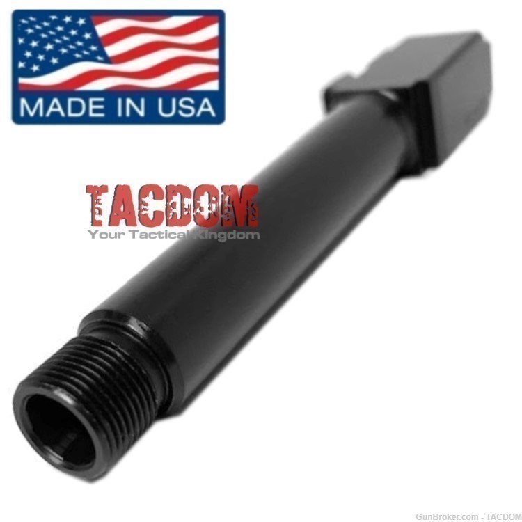 USA Threaded Barrel for GLOCK 17 GEN 1 2 3 4  BLACK NITRIDE 9mm 1/2x28 TPI-img-4