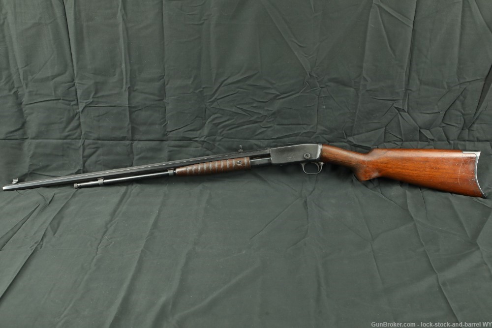 Remington Model 12 22” Pump / Slide Action Takedown Rifle, MFD 1930 C&R-img-7