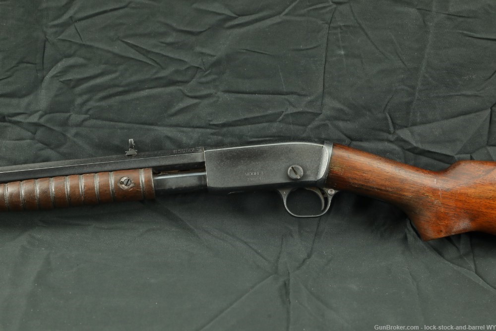 Remington Model 12 22” Pump / Slide Action Takedown Rifle, MFD 1930 C&R-img-10