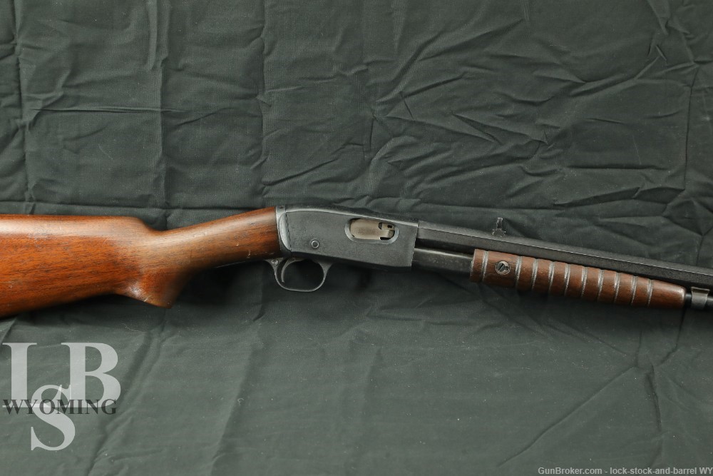 Remington Model 12 22” Pump / Slide Action Takedown Rifle, MFD 1930 C&R-img-0