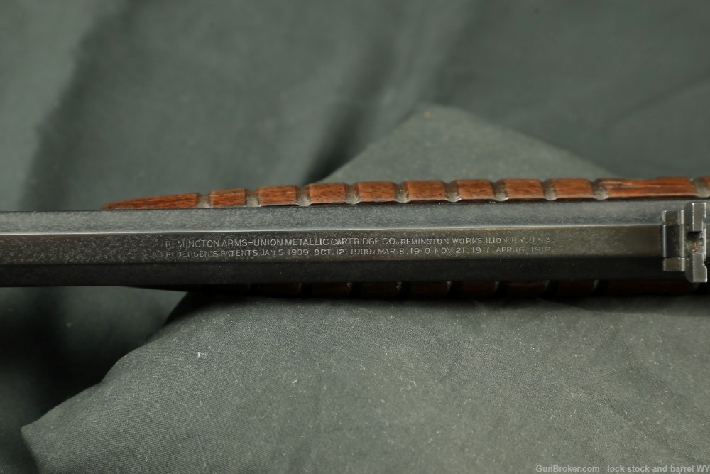 Remington Model 12 22” Pump / Slide Action Takedown Rifle, MFD 1930 C&R-img-25