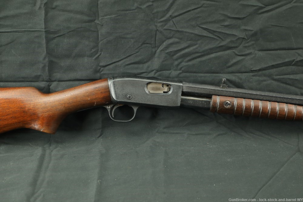 Remington Model 12 22” Pump / Slide Action Takedown Rifle, MFD 1930 C&R-img-4