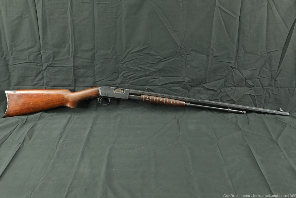 Remington Model 12 22” Pump / Slide Action Takedown Rifle, MFD 1930 C&R-img-2