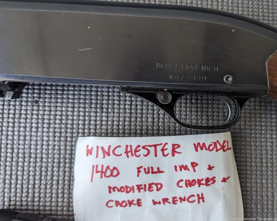 Winchester 1400 Mk II, 28" Full, Mod and IC chokes-img-2