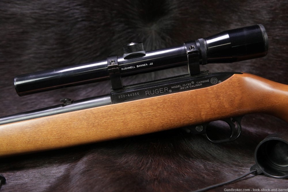 Ruger 10/22 Carbine .22 LR 18.5” Semi Automatic Rifle & Scope MFD 1988-img-10