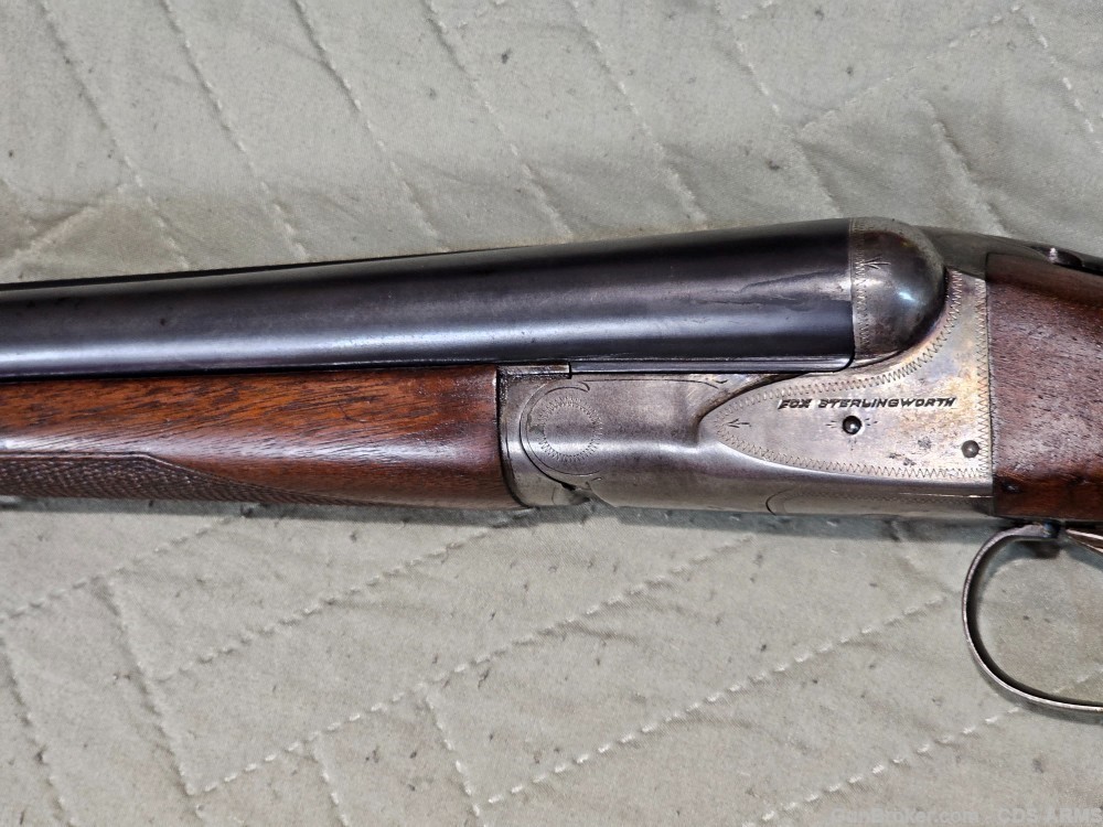 Savage Arms Corp /Fox Sterlingworth 12 Gauge SxS Shotgun Vintage Collectors-img-9