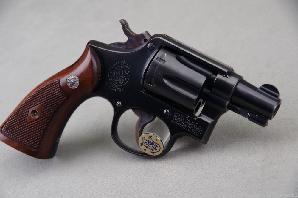 Exceptional 1950 Smith & Wesson M&P Pre Model 10 38 Spl 2'' Blue w Orig Box-img-12