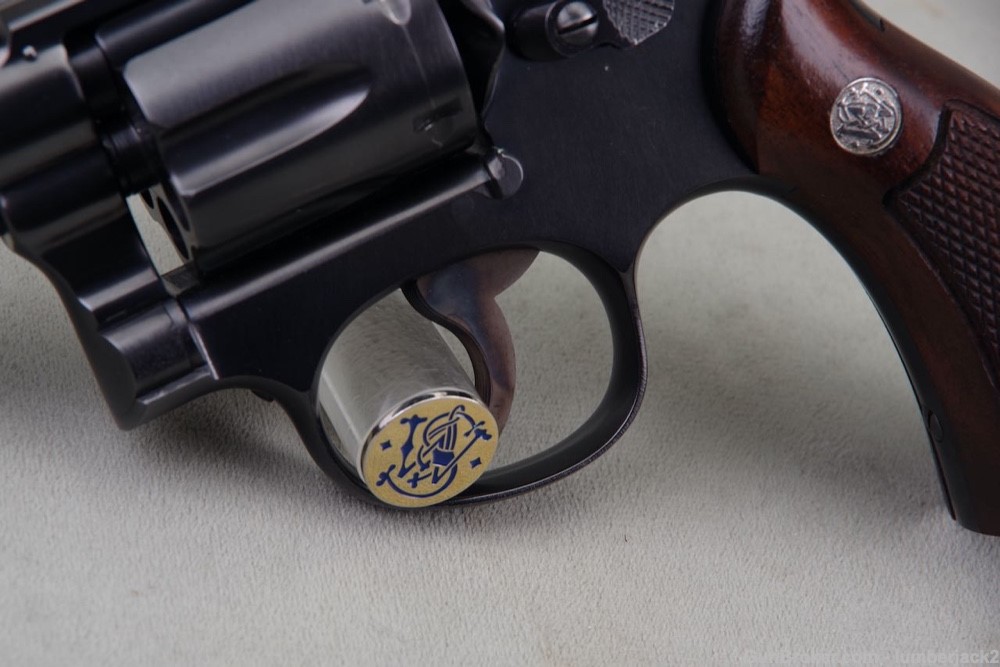 Exceptional 1950 Smith & Wesson M&P Pre Model 10 38 Spl 2'' Blue w Orig Box-img-10