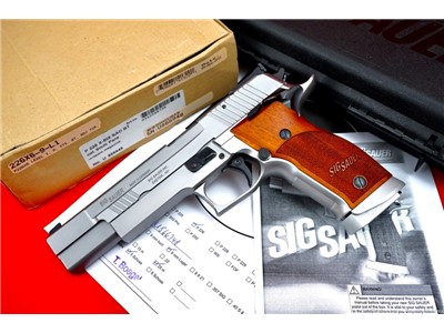 Rare Sig Sauer Mastershop P226 X6 Level 1 9mm Case & Target ANIB