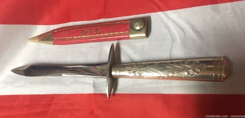  Dirk and sheath used by Admiral Clarkson during  Civil War as a Midshipman-img-7