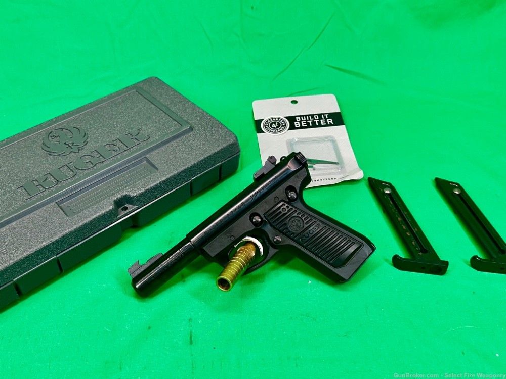 Early Ruger Mark 2 22/45 Blued 4” Target in box 3 mags MK2 MK 2 22 .22lr-img-0