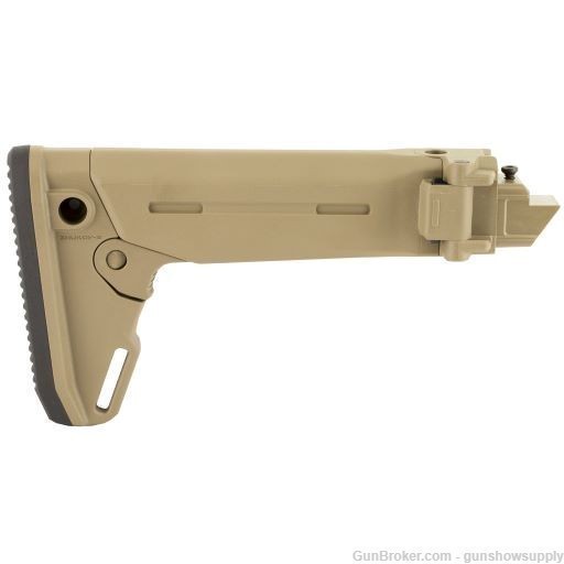 Magpul: Zhukov-S Stock, Fits AK Rifles 5-Position Length of Pull - FDE-img-0