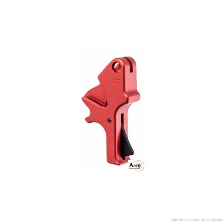 Apex Tactical Red Flat-Faced Forward Set Sear and Trigger, 100-055, L5498-img-2