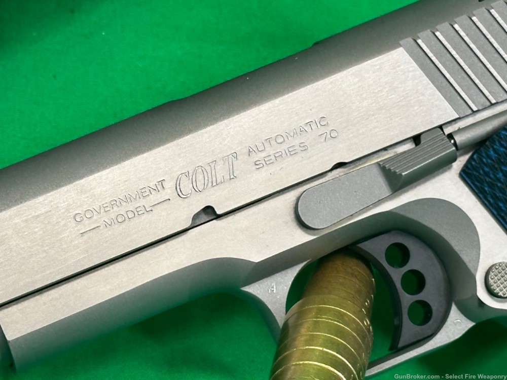 MINT Colt Government 1911 Competition Series 45 Series 70 in Box Stainless-img-7