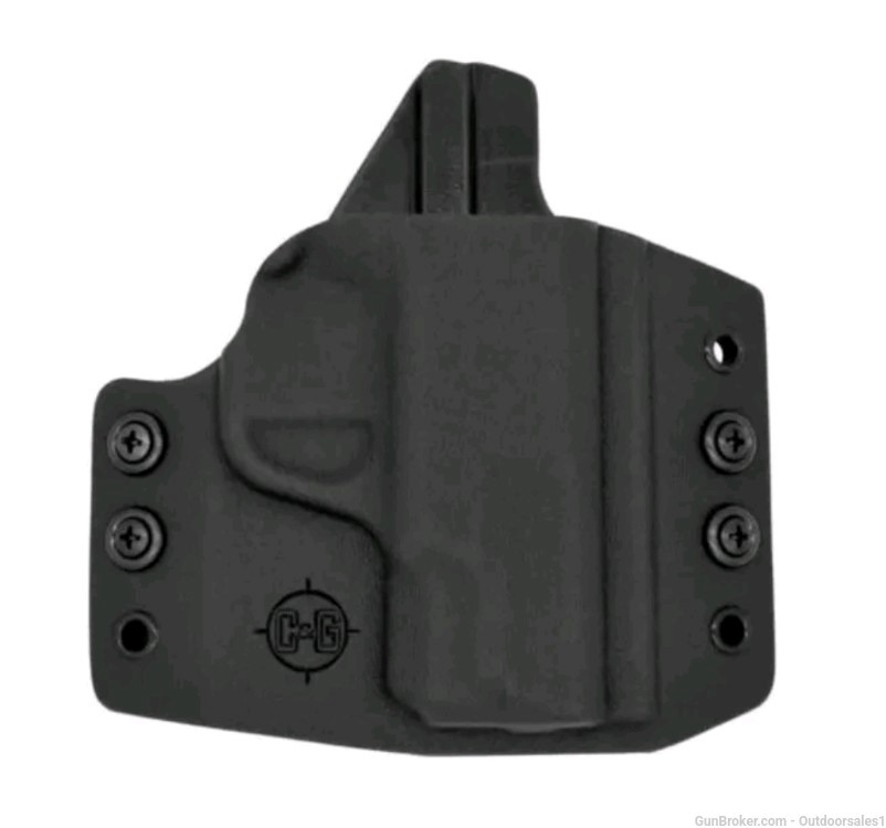 C&G Holsters OWB Covert S&W M&P Shield 9/40 CT/Laser RH S, Outside-the-: 22-img-0