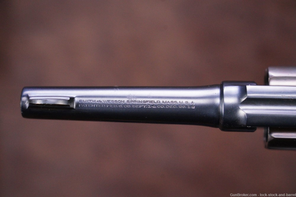 Smith& Wesson S&W Model M&P 1905 4th Change .38 Spl 4" Revolver 1915-42 C&R-img-12