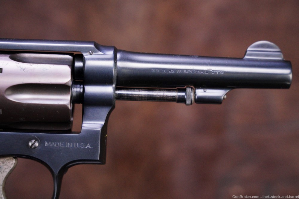Smith& Wesson S&W Model M&P 1905 4th Change .38 Spl 4" Revolver 1915-42 C&R-img-9