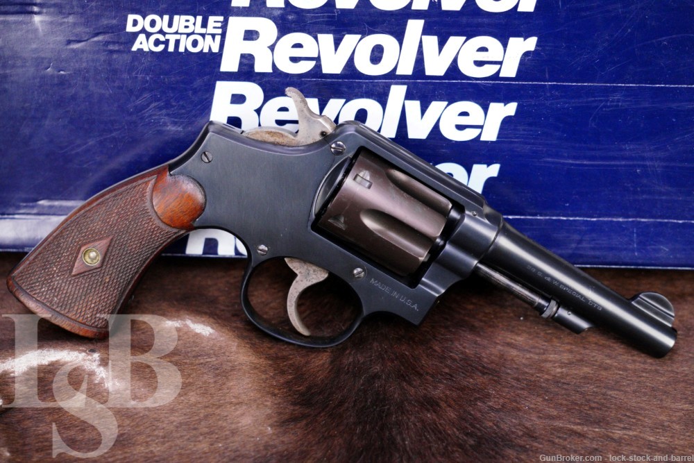 Smith& Wesson S&W Model M&P 1905 4th Change .38 Spl 4" Revolver 1915-42 C&R-img-0