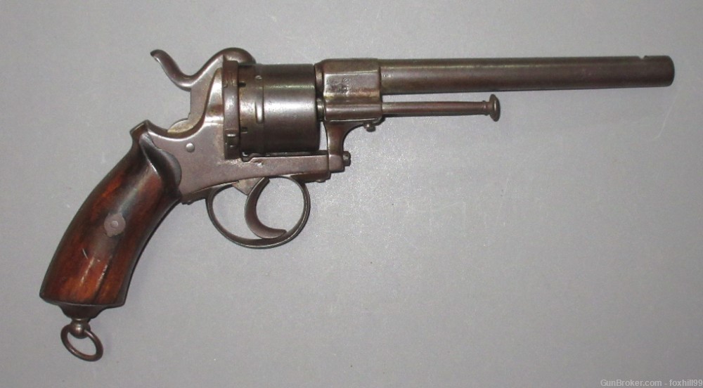 Civil War Era - M1854 - E. Lefaucheux Brevete 7mm Pinfire Pistol-img-0