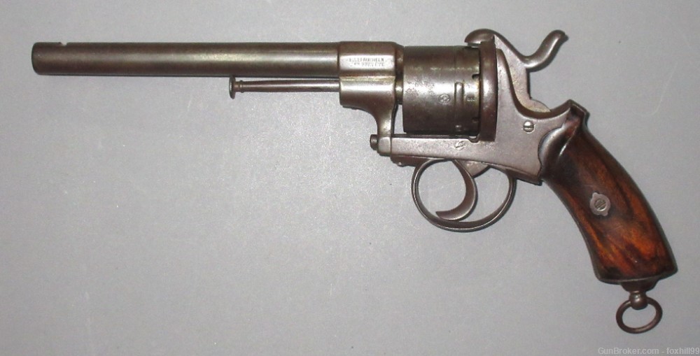 Civil War Era - M1854 - E. Lefaucheux Brevete 7mm Pinfire Pistol-img-1