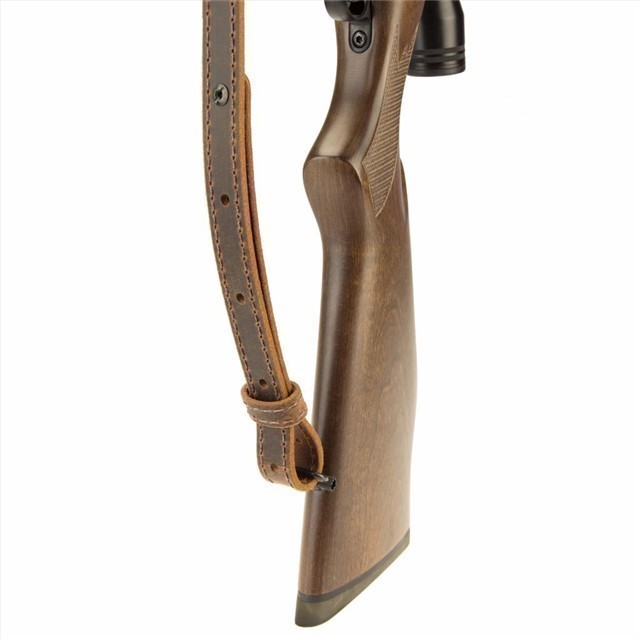 Buffalo Leather Rifle Gun Sling_Crazy Horse Brown-img-1