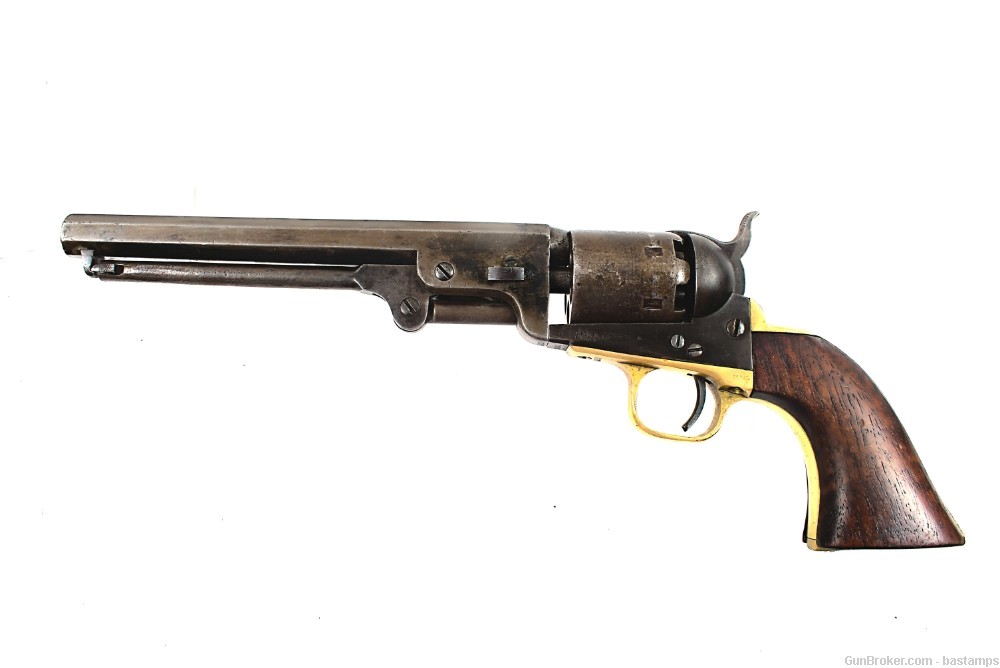 Colt 1851 Navy .36 Caliber Percussion Revolver – SN: 169021 (Antique)-img-0