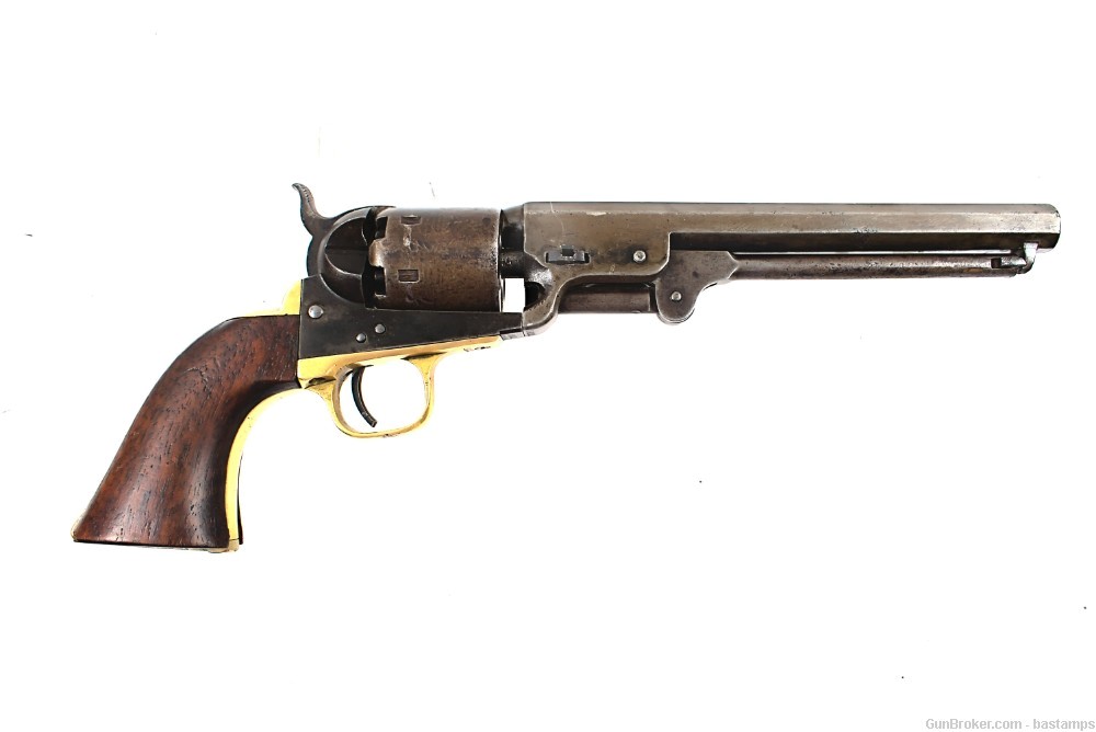 Colt 1851 Navy .36 Caliber Percussion Revolver – SN: 169021 (Antique)-img-1