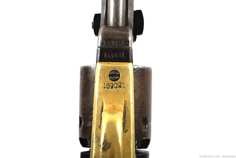 Colt 1851 Navy .36 Caliber Percussion Revolver – SN: 169021 (Antique)-img-11