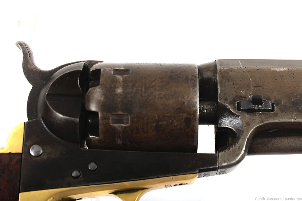Colt 1851 Navy .36 Caliber Percussion Revolver – SN: 169021 (Antique)-img-22
