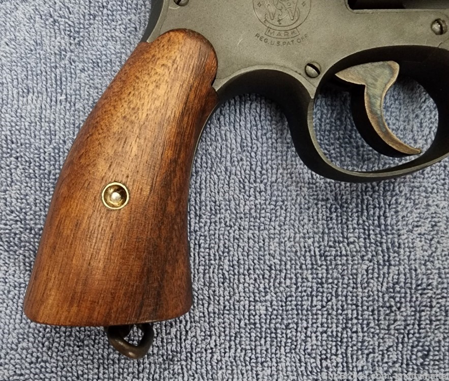 S&W Victory .38 1943 Revolver WW2 All matching! 99% finish W RARE ORIG BOX-img-12