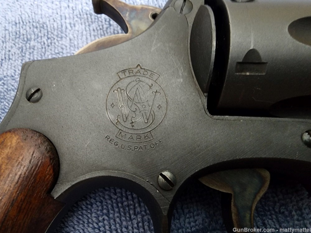 S&W Victory .38 1943 Revolver WW2 All matching! 99% finish W RARE ORIG BOX-img-19