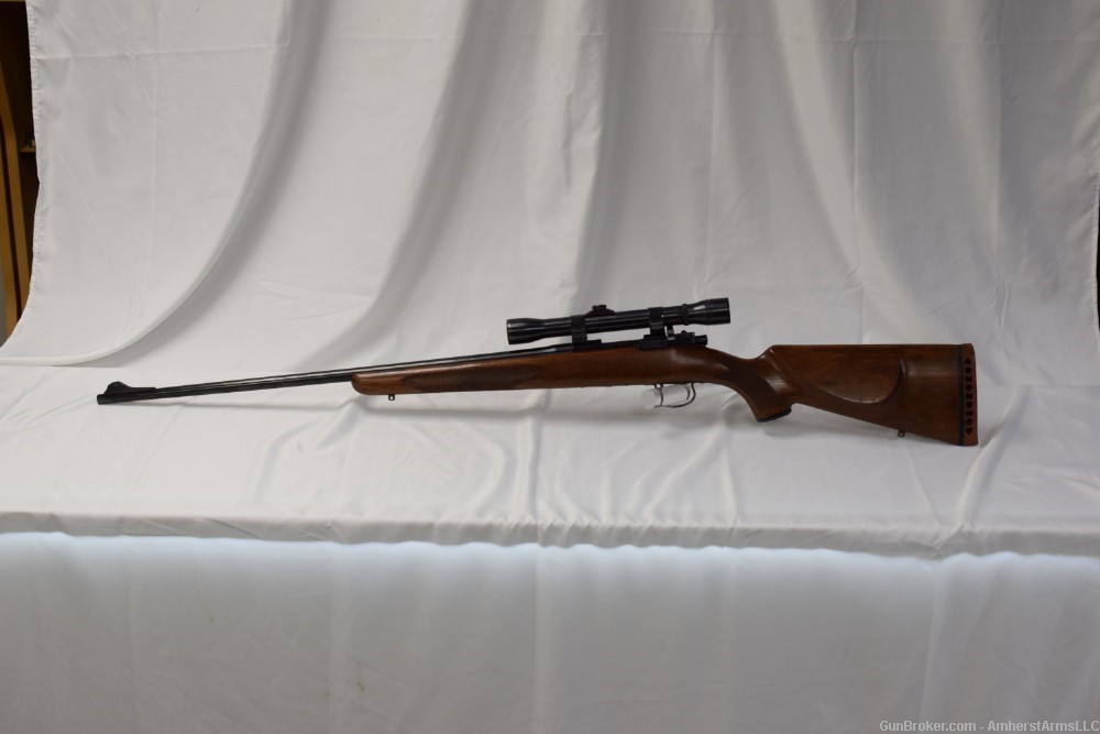 JC Higgins Model 52 Bolt Action Rifle SAKO Riihimaki 222 Remington + Dies-img-1