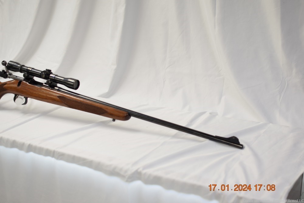 JC Higgins Model 52 Bolt Action Rifle SAKO Riihimaki 222 Remington + Dies-img-7